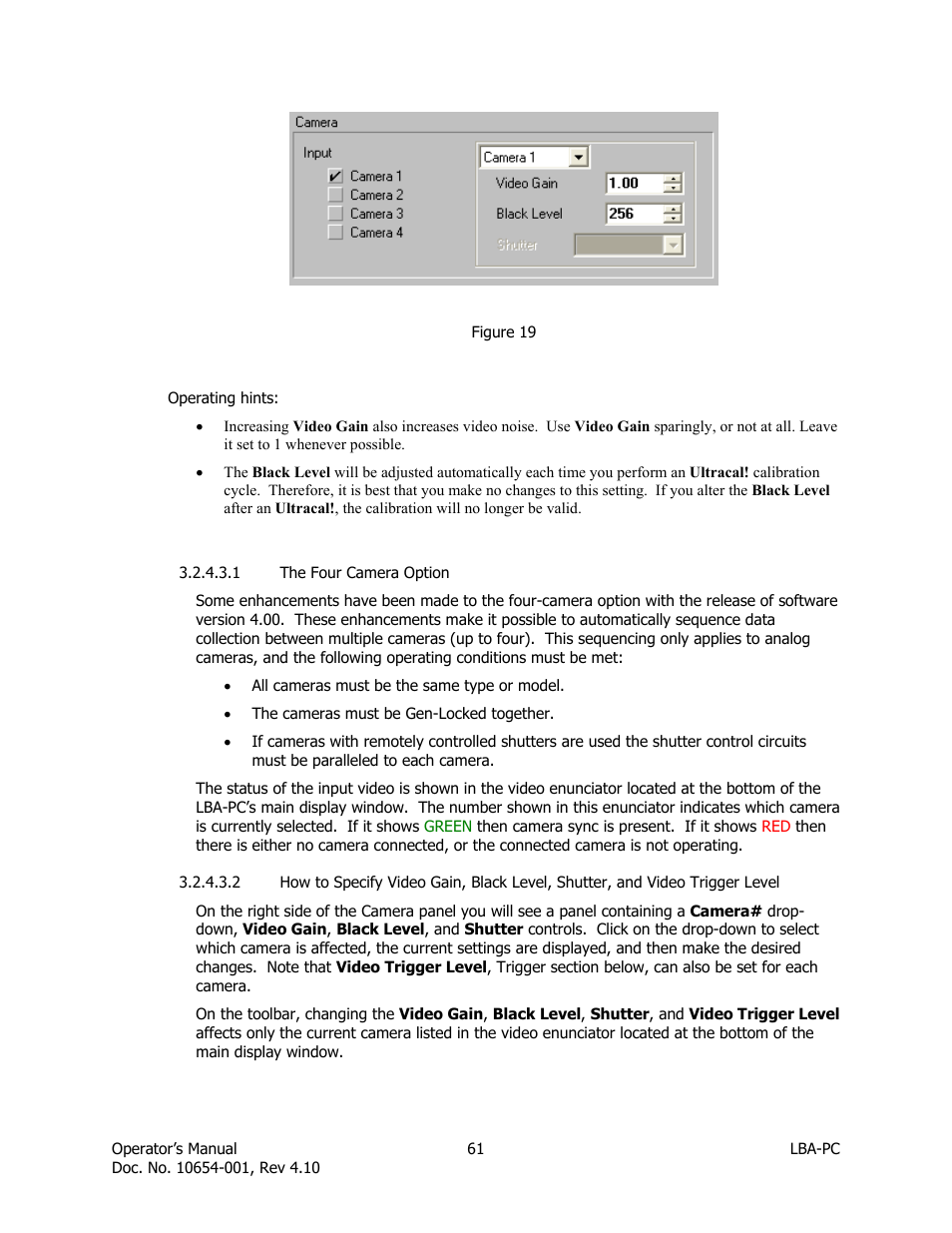 The four camera option | SIGMA LBA-708 User Manual | Page 61 / 281