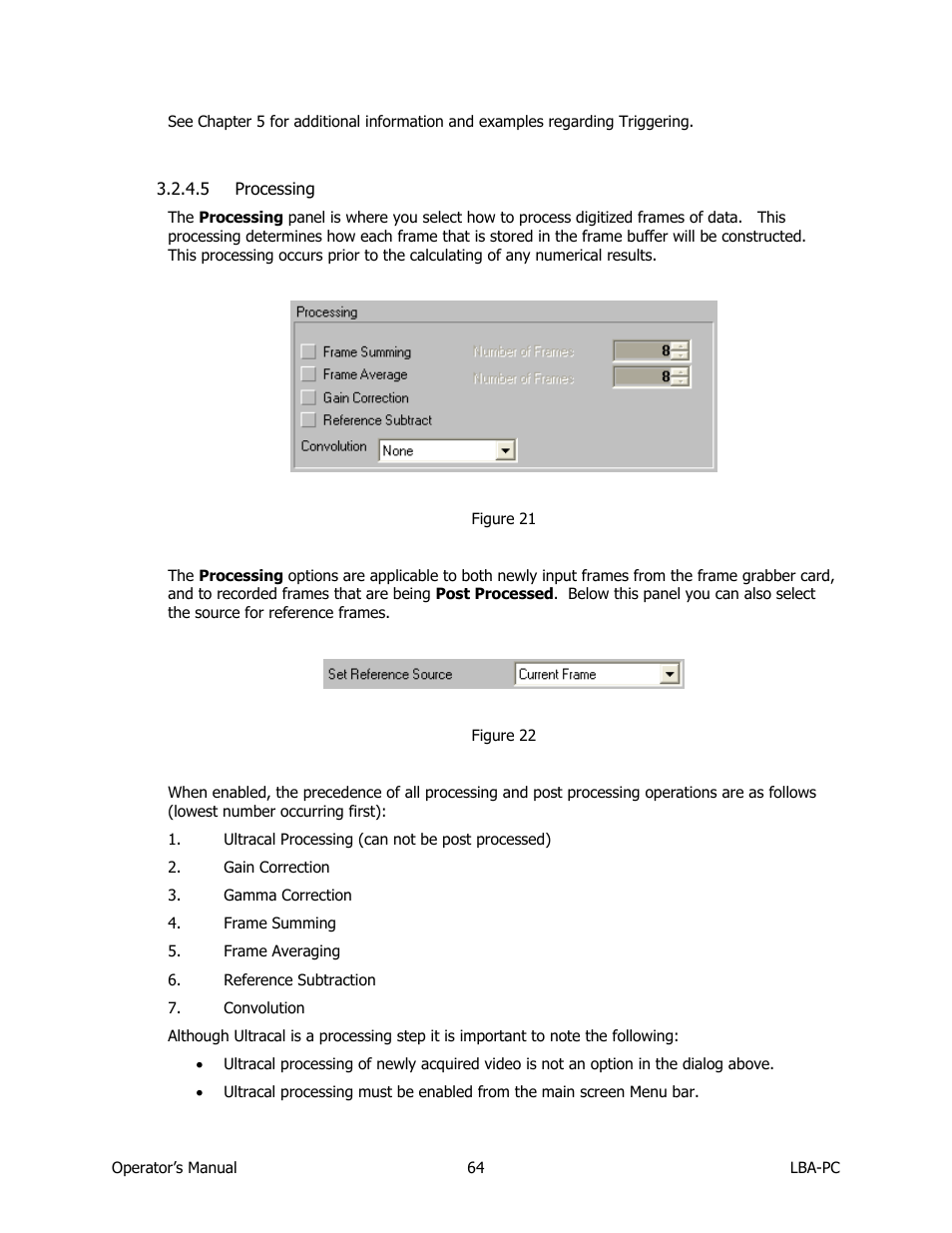 Processing | SIGMA LBA-708 User Manual | Page 64 / 281