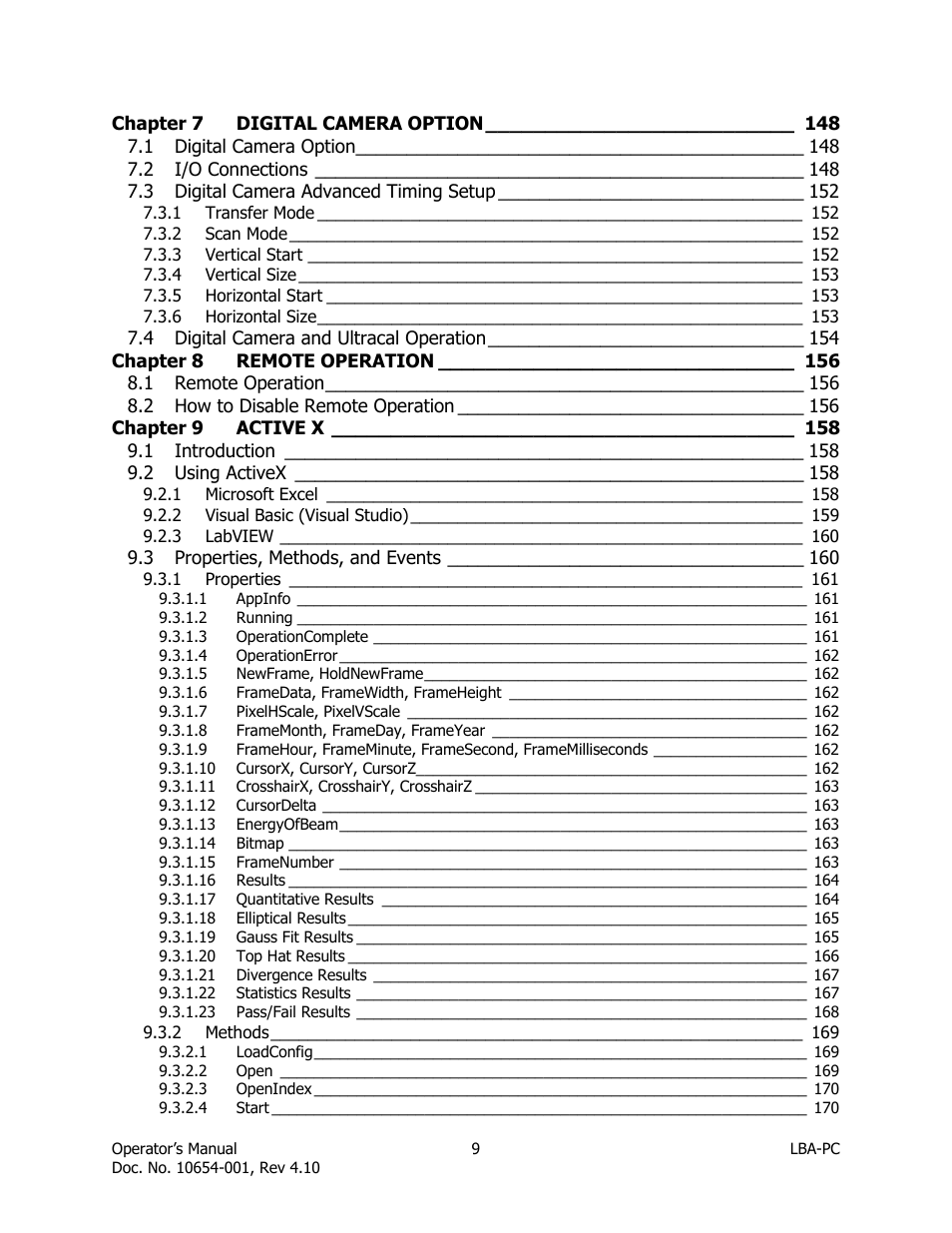 SIGMA LBA-708 User Manual | Page 9 / 281