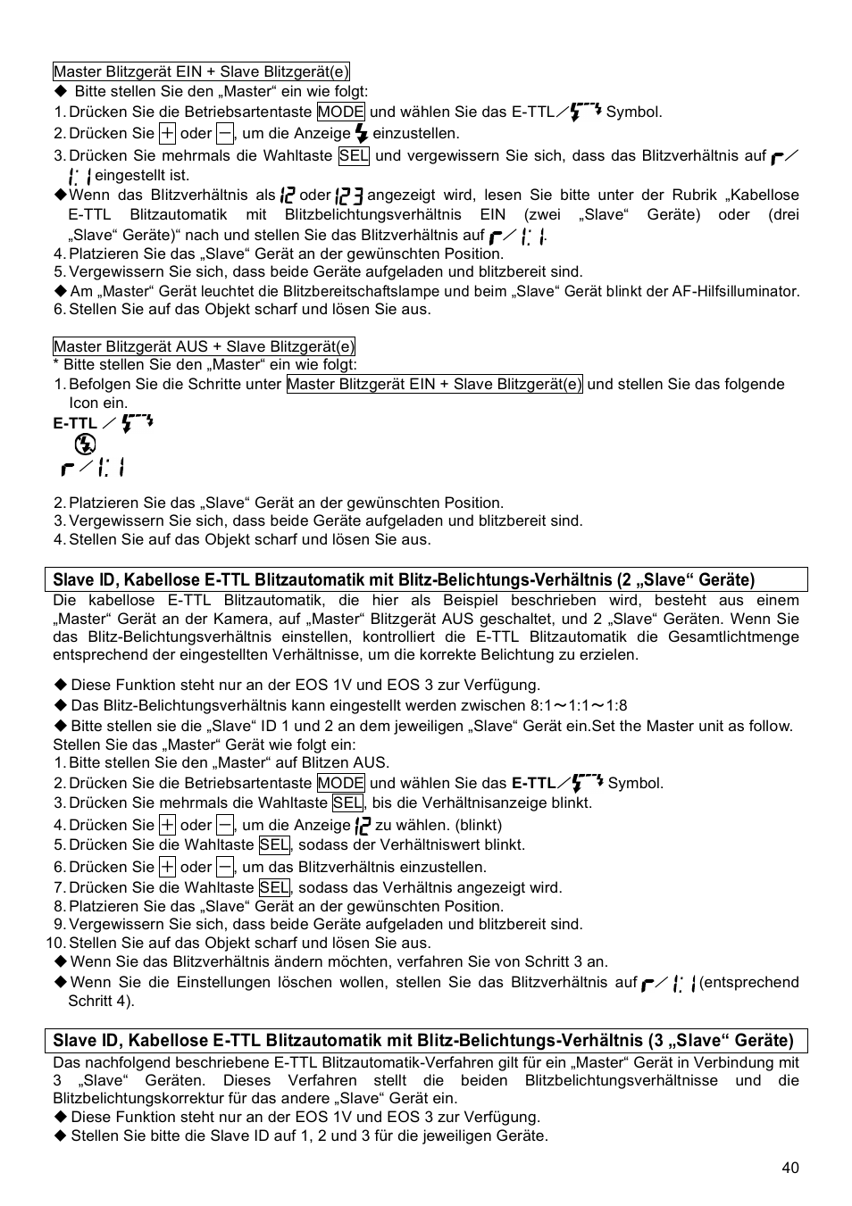 SIGMA EF-500 User Manual | Page 40 / 114