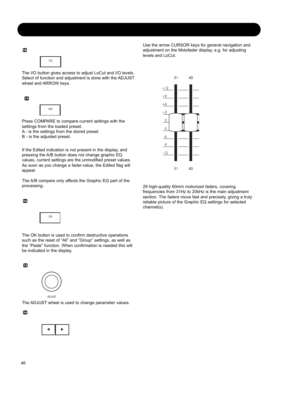 Motofader 64 | SIGMA EQ Station User Manual | Page 48 / 49