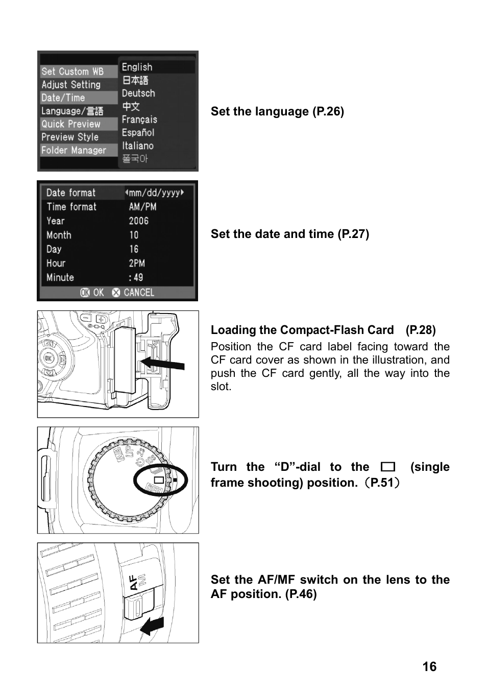 SIGMA SD14 User Manual | Page 17 / 124