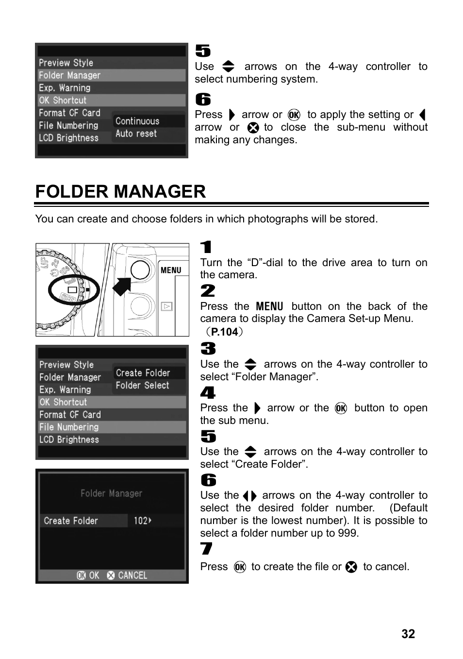 Folder manager | SIGMA SD14 User Manual | Page 33 / 124