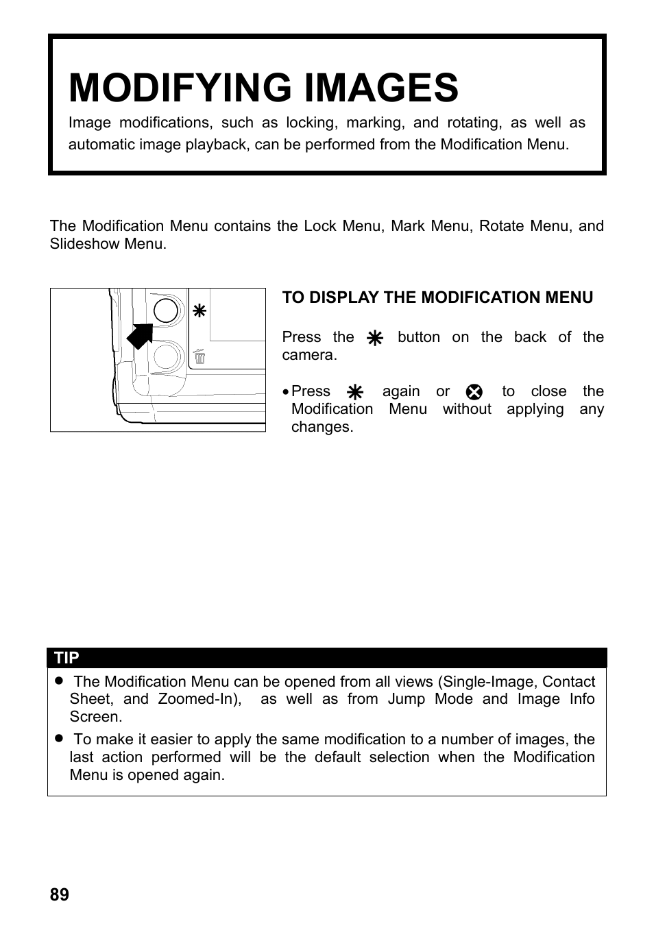 Modifying images | SIGMA SD14 User Manual | Page 90 / 124