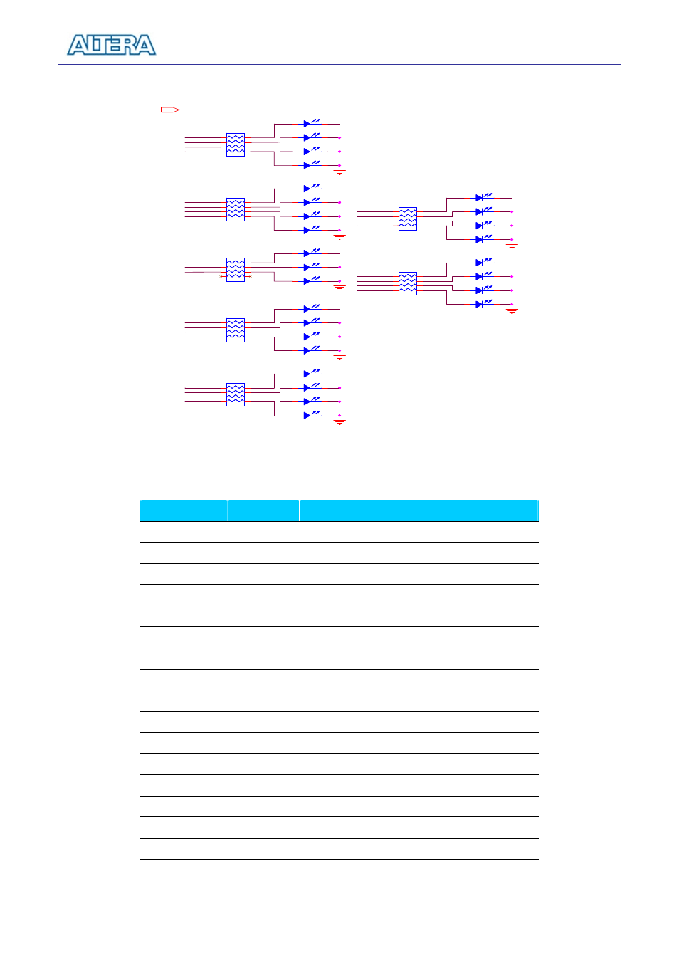 Figure 5.5. schematic diagram of the leds, De2-70 user manual | SIGMA DE2-70 User Manual | Page 37 / 93