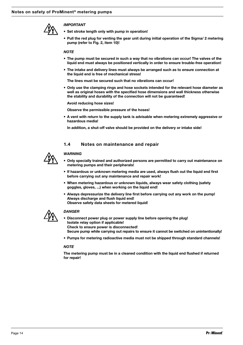 SIGMA S2Ba User Manual | Page 14 / 63
