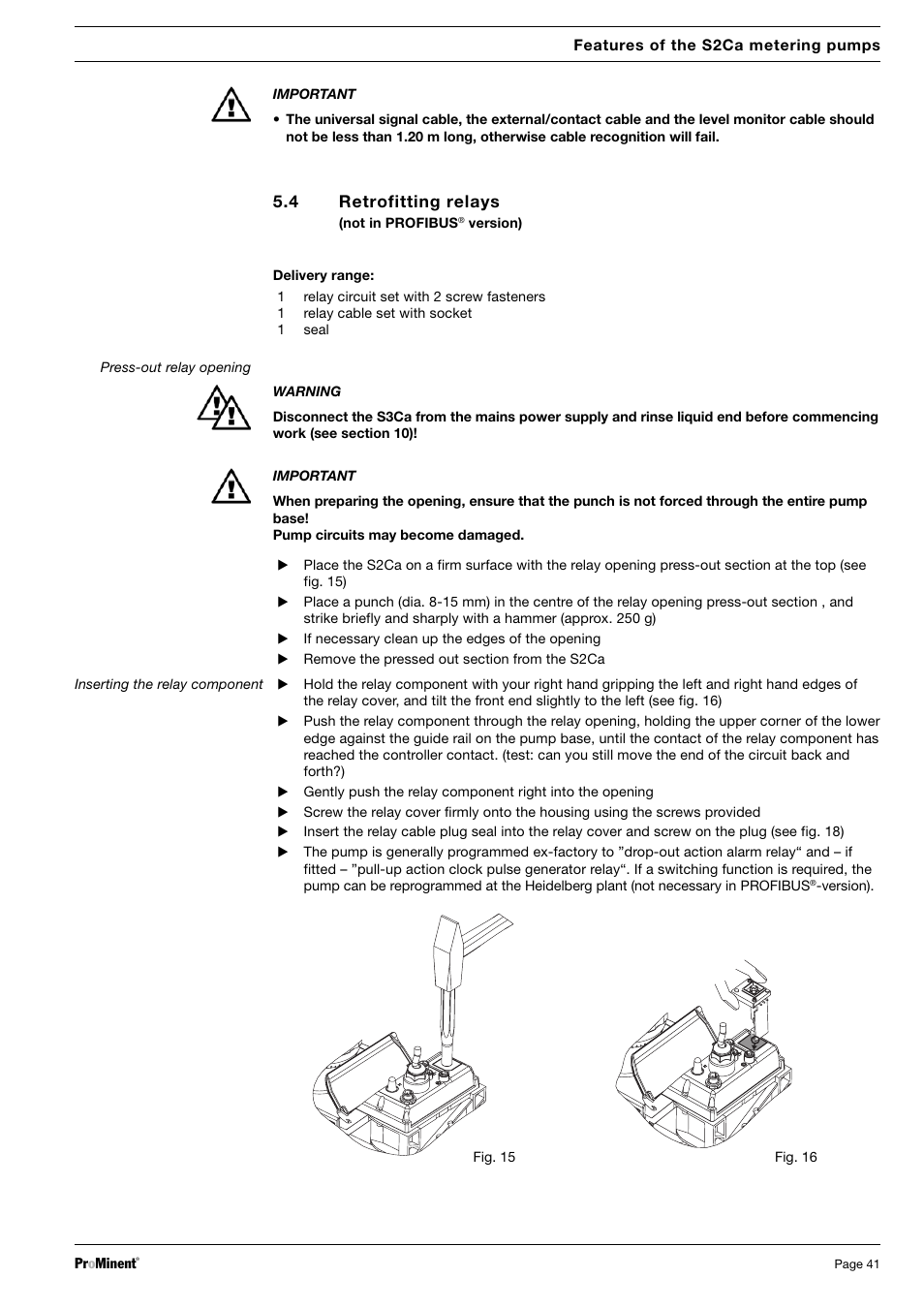 SIGMA S2Ba User Manual | Page 41 / 63