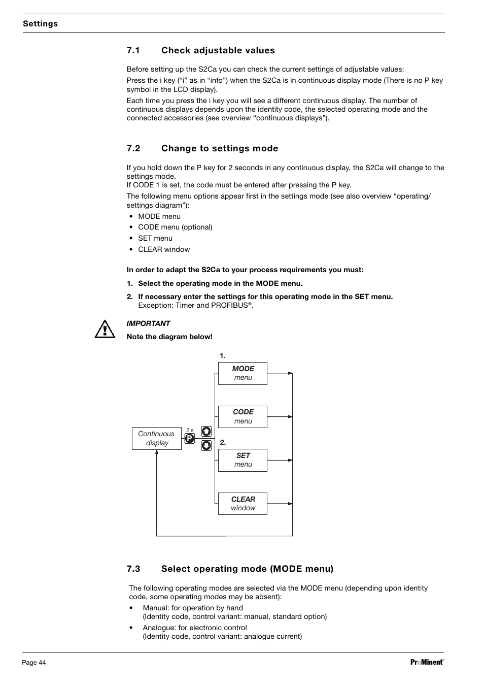SIGMA S2Ba User Manual | Page 44 / 63