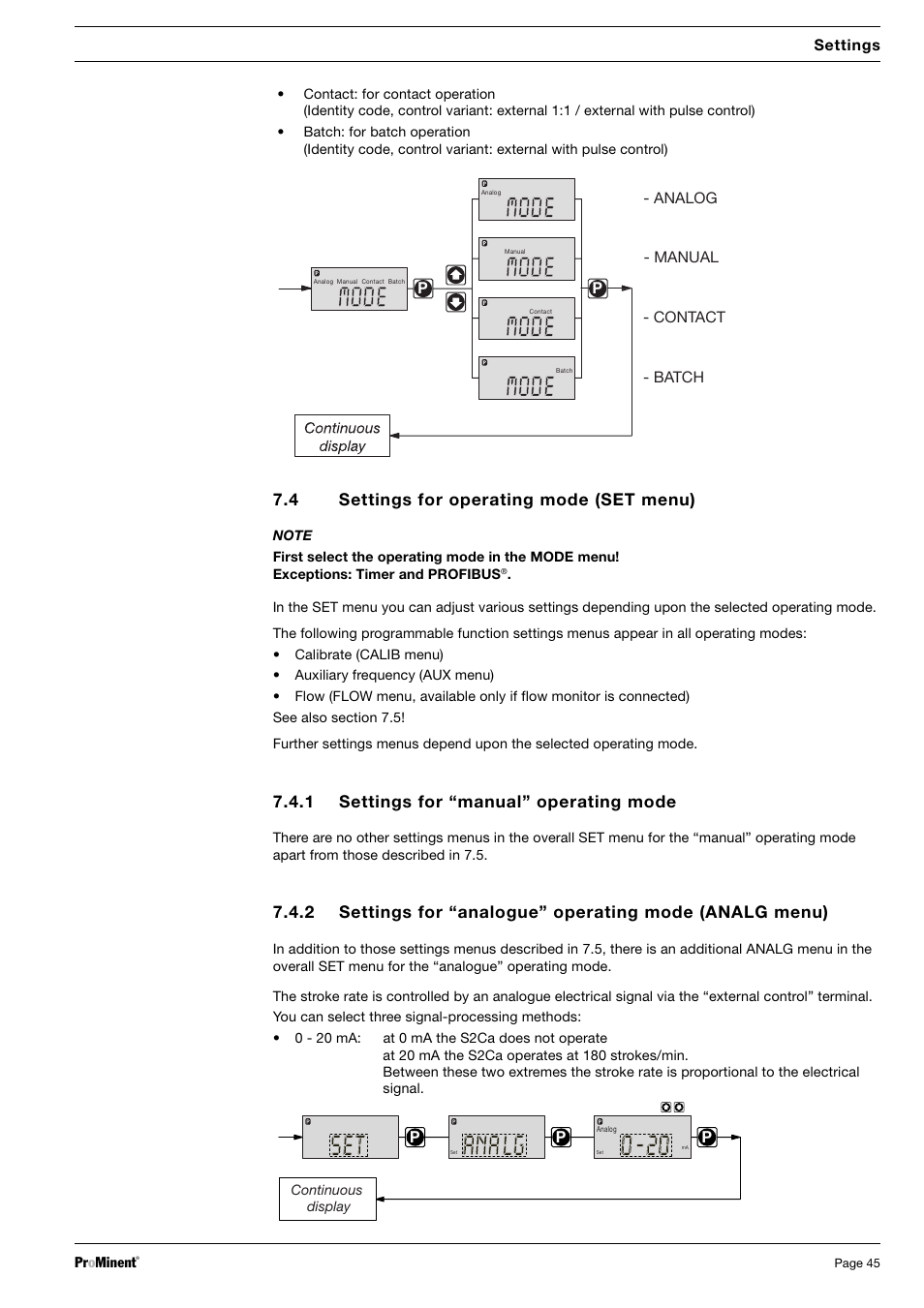 Gl a n a, 02 o, Te s | SIGMA S2Ba User Manual | Page 45 / 63