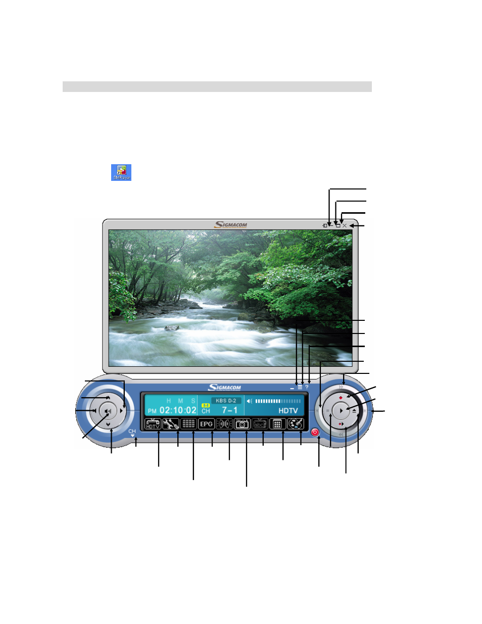 Chapter 3. using sigma hdtv5 usb v1 | SIGMA HDTV5 User Manual | Page 13 / 23