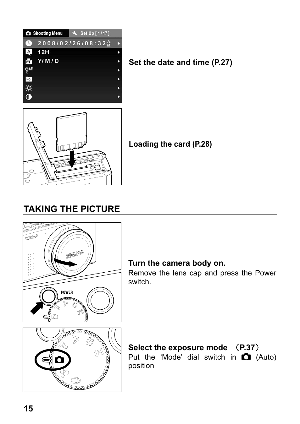SIGMA DP1 User Manual | Page 16 / 112