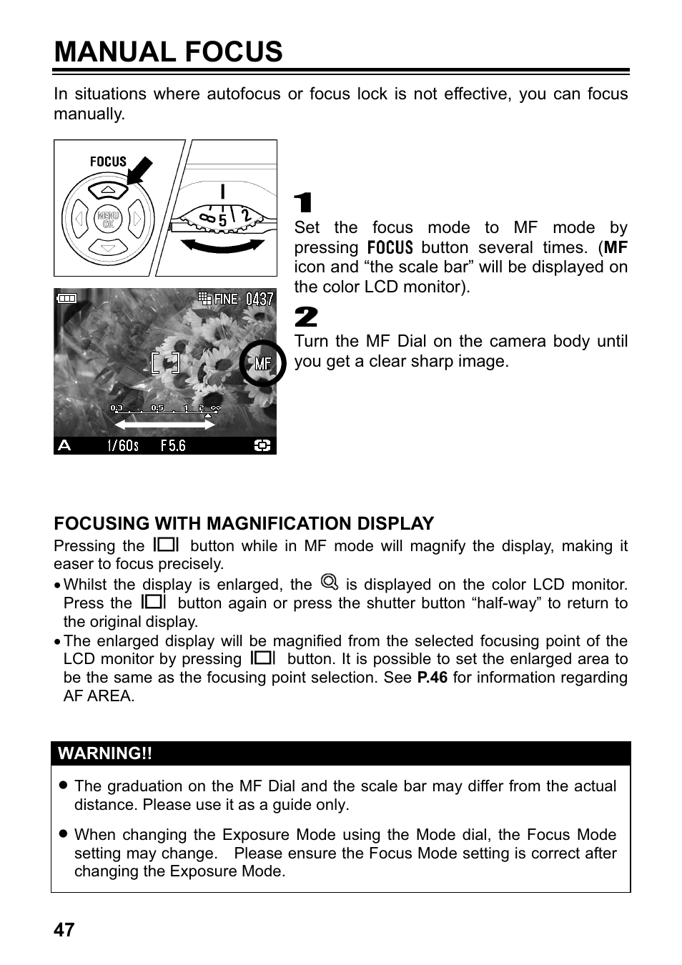 Manual focus | SIGMA DP1 User Manual | Page 48 / 112
