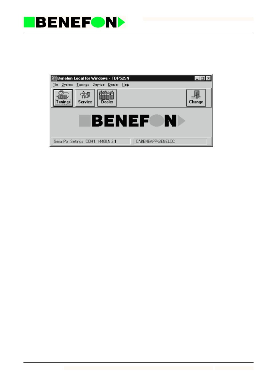 3 using the beneloc program, 3 using the beneloc program - 6 | SIGMA BENEFON  TDP-52-SN3 User Manual | Page 32 / 183