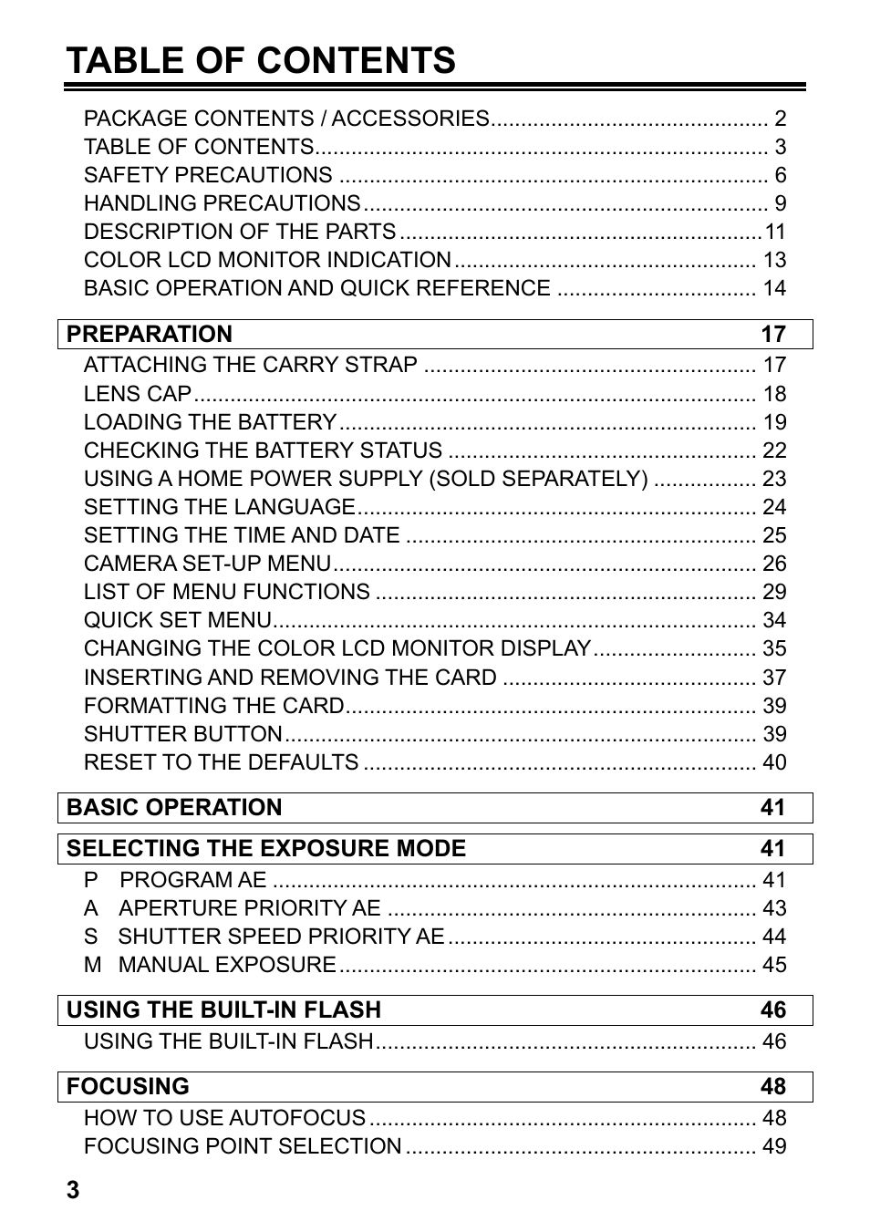 SIGMA DP2 User Manual | Page 4 / 120