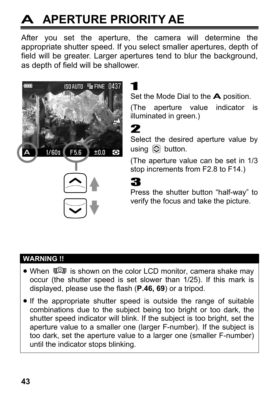 A aperture priority ae | SIGMA DP2 User Manual | Page 44 / 120
