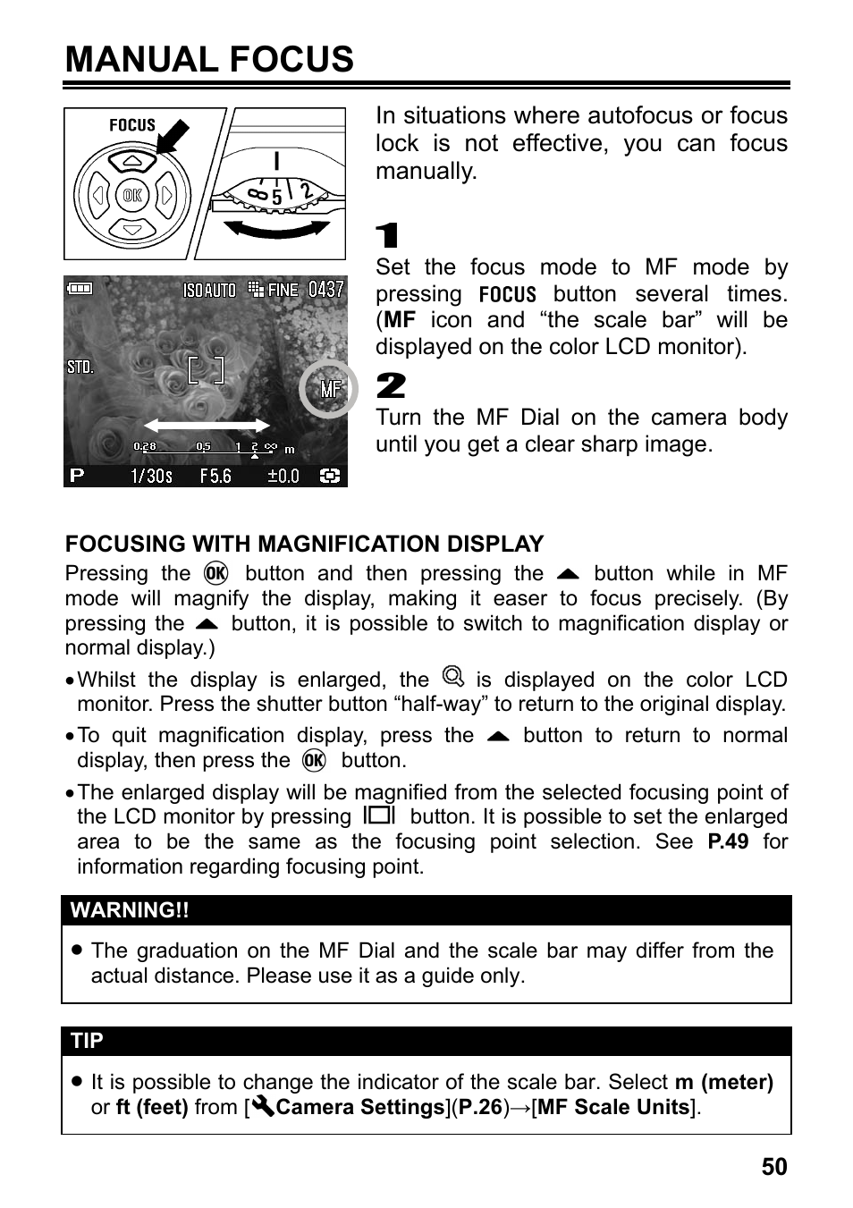 Manual focus | SIGMA DP2 User Manual | Page 51 / 120
