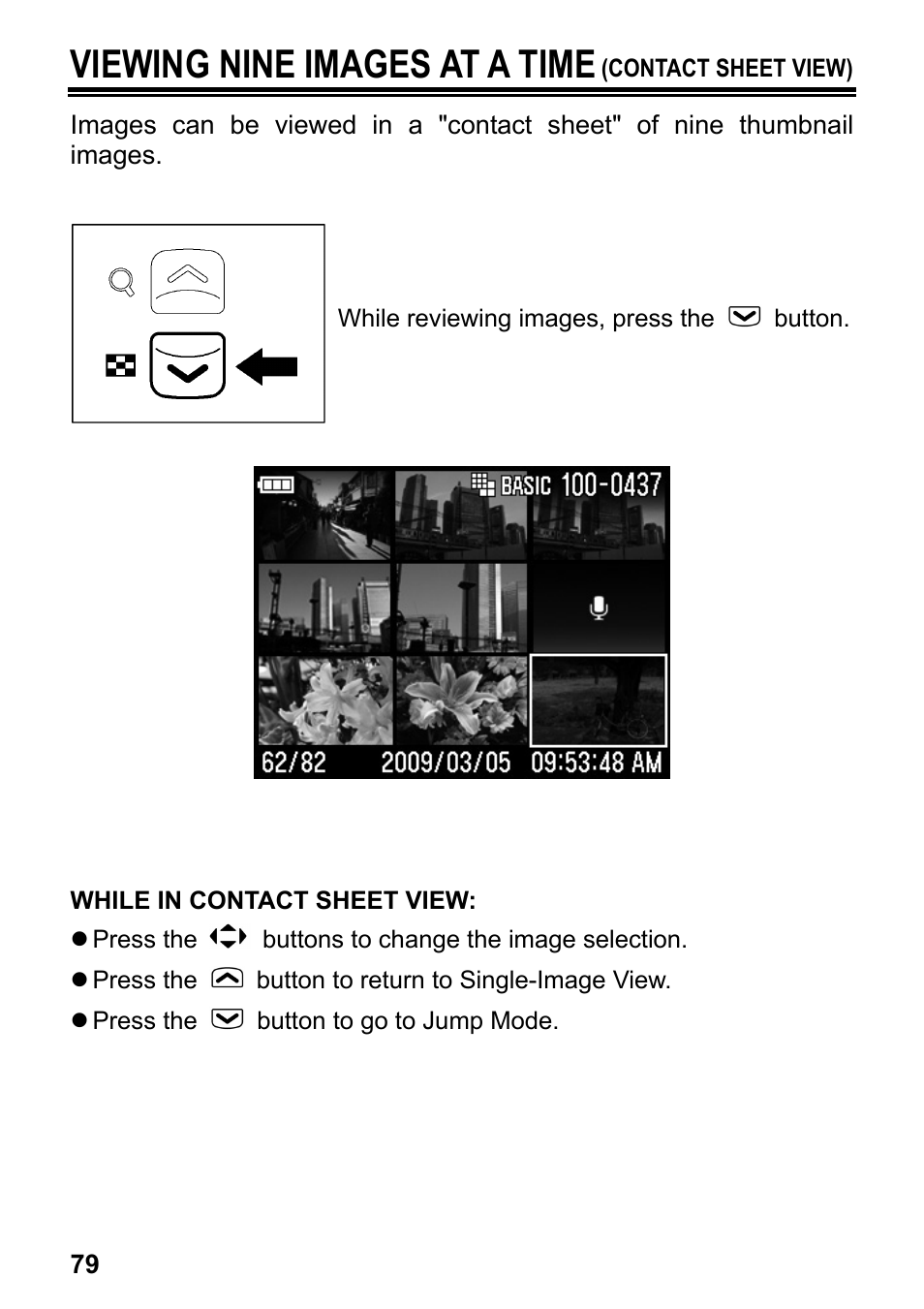 Viewing nine images at a time | SIGMA DP2 User Manual | Page 80 / 120