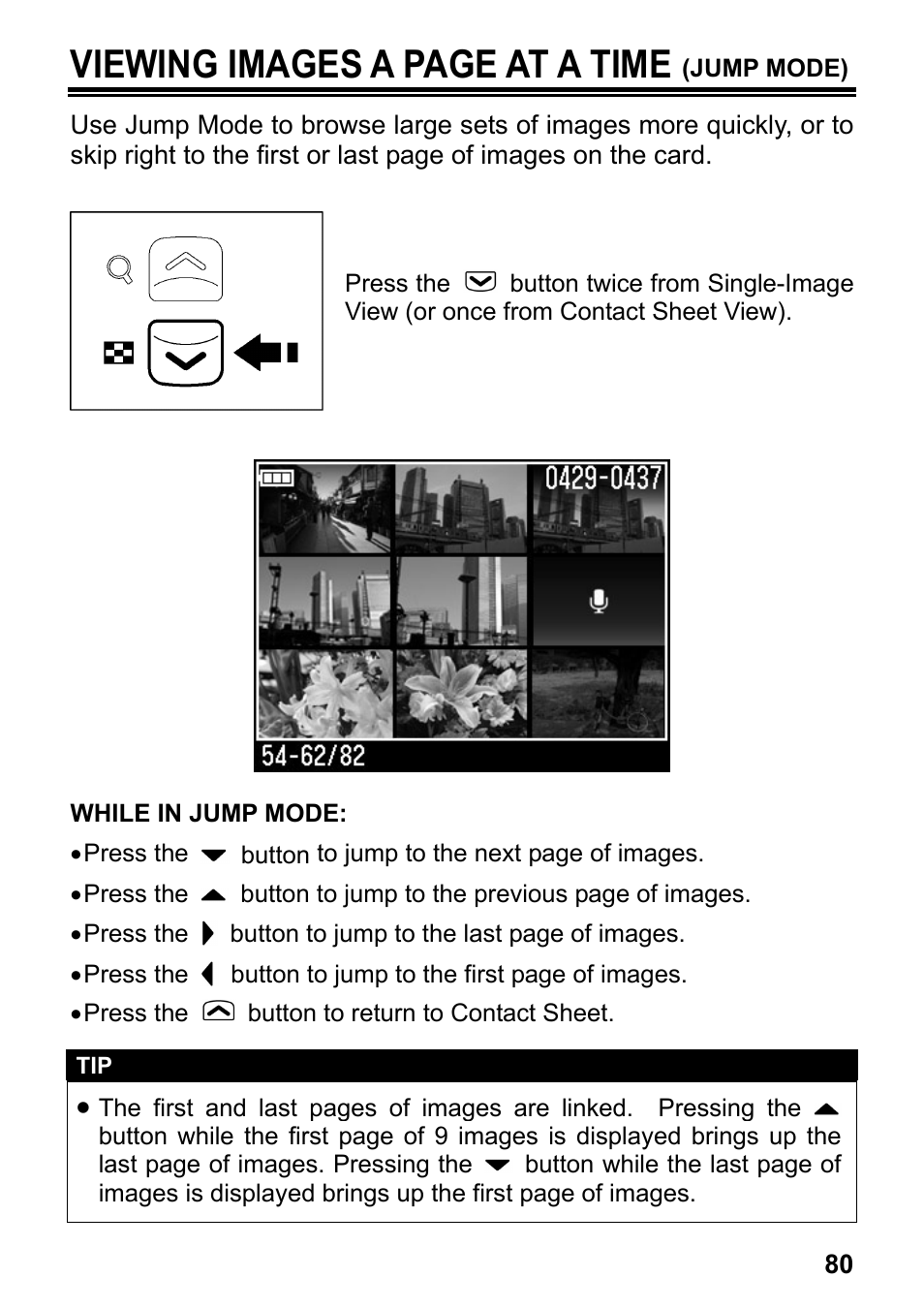 Viewing images a page at a time | SIGMA DP2 User Manual | Page 81 / 120