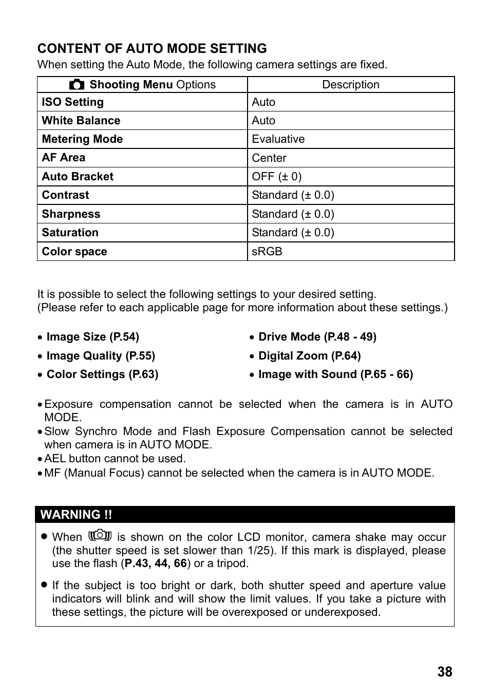 SIGMA Digital Compact Camera DP1 User Manual | Page 39 / 112