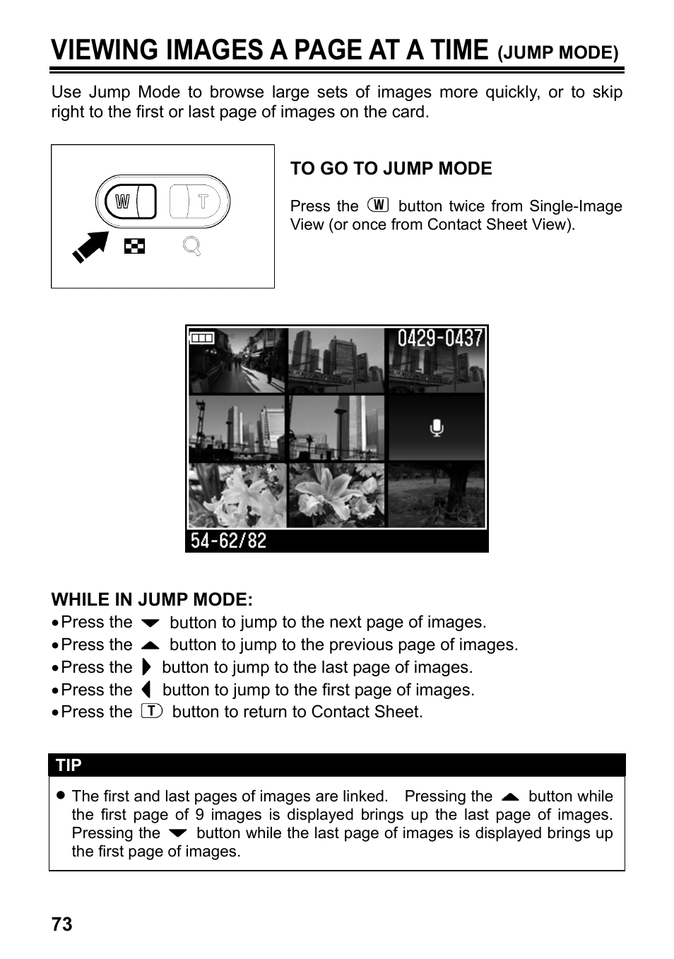 Viewing images a page at a time | SIGMA Digital Compact Camera DP1 User Manual | Page 74 / 112