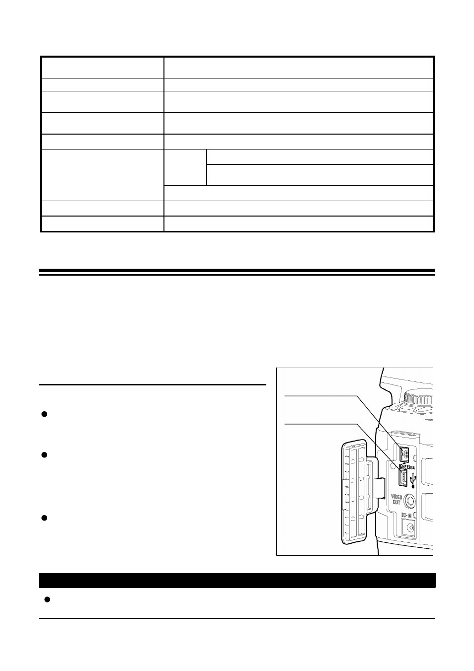Connecting your camera to a computer, Connecting the cables, Usb cable | Ieee 1394 (firewire™) cable, Warning | SIGMA SD10 User Manual | Page 114 / 116