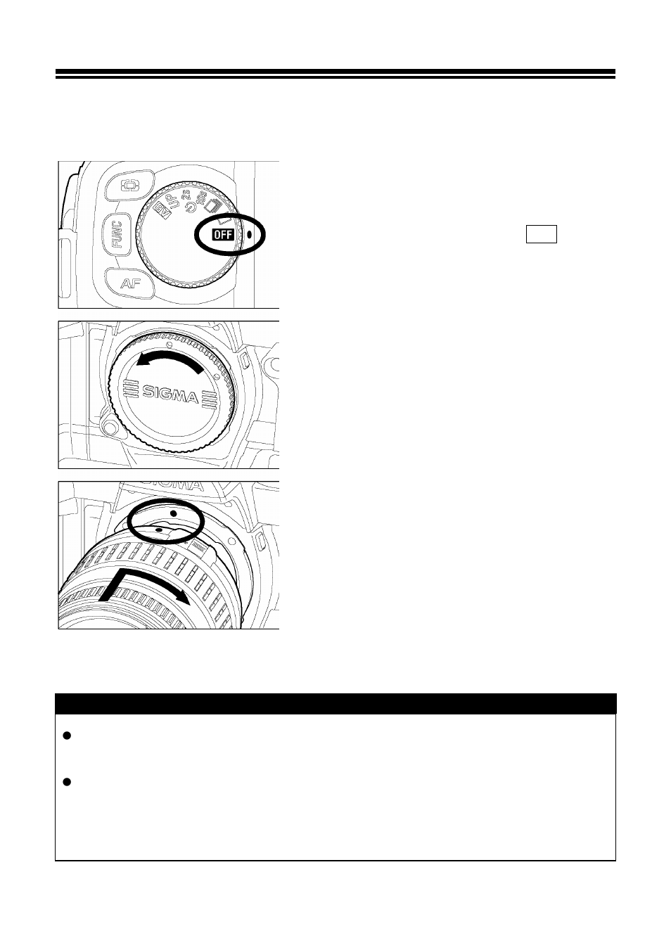 Mounting and removing the lens | SIGMA SD10 User Manual | Page 23 / 116