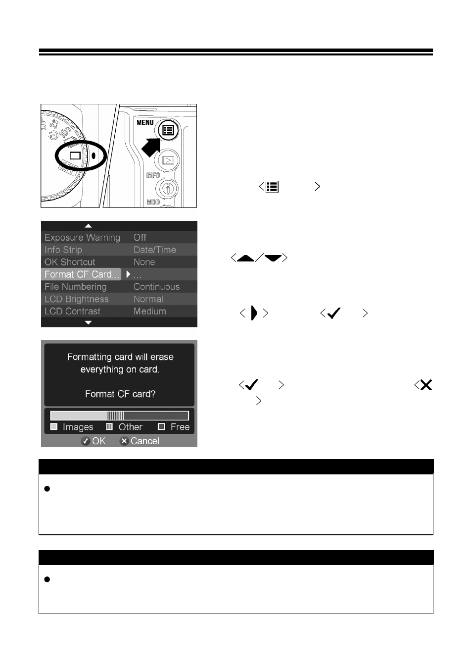 Formatting the cf card, To format the cf card | SIGMA SD10 User Manual | Page 29 / 116