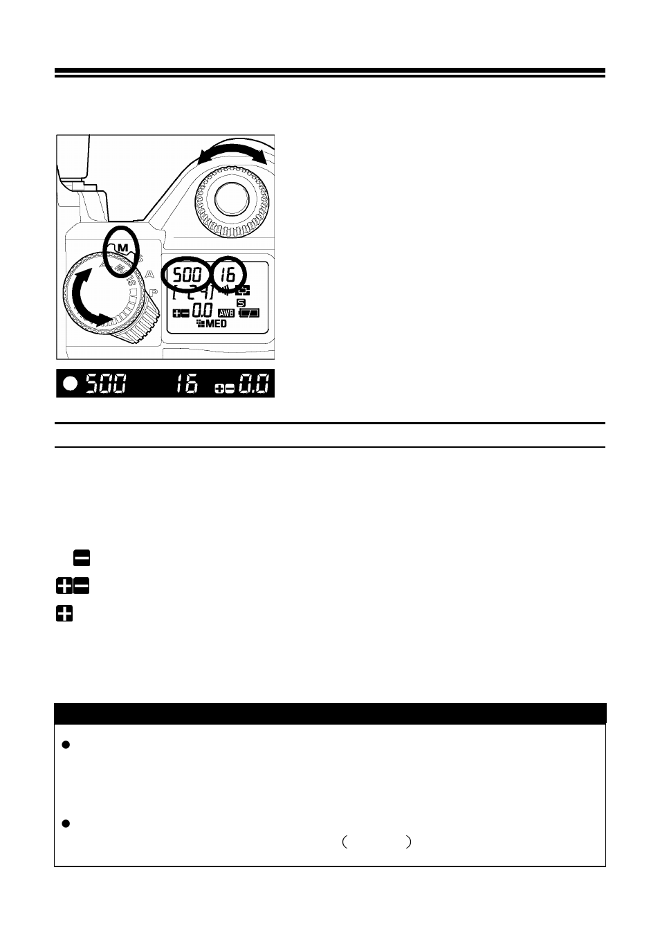 M manual exposure | SIGMA SD10 User Manual | Page 41 / 116