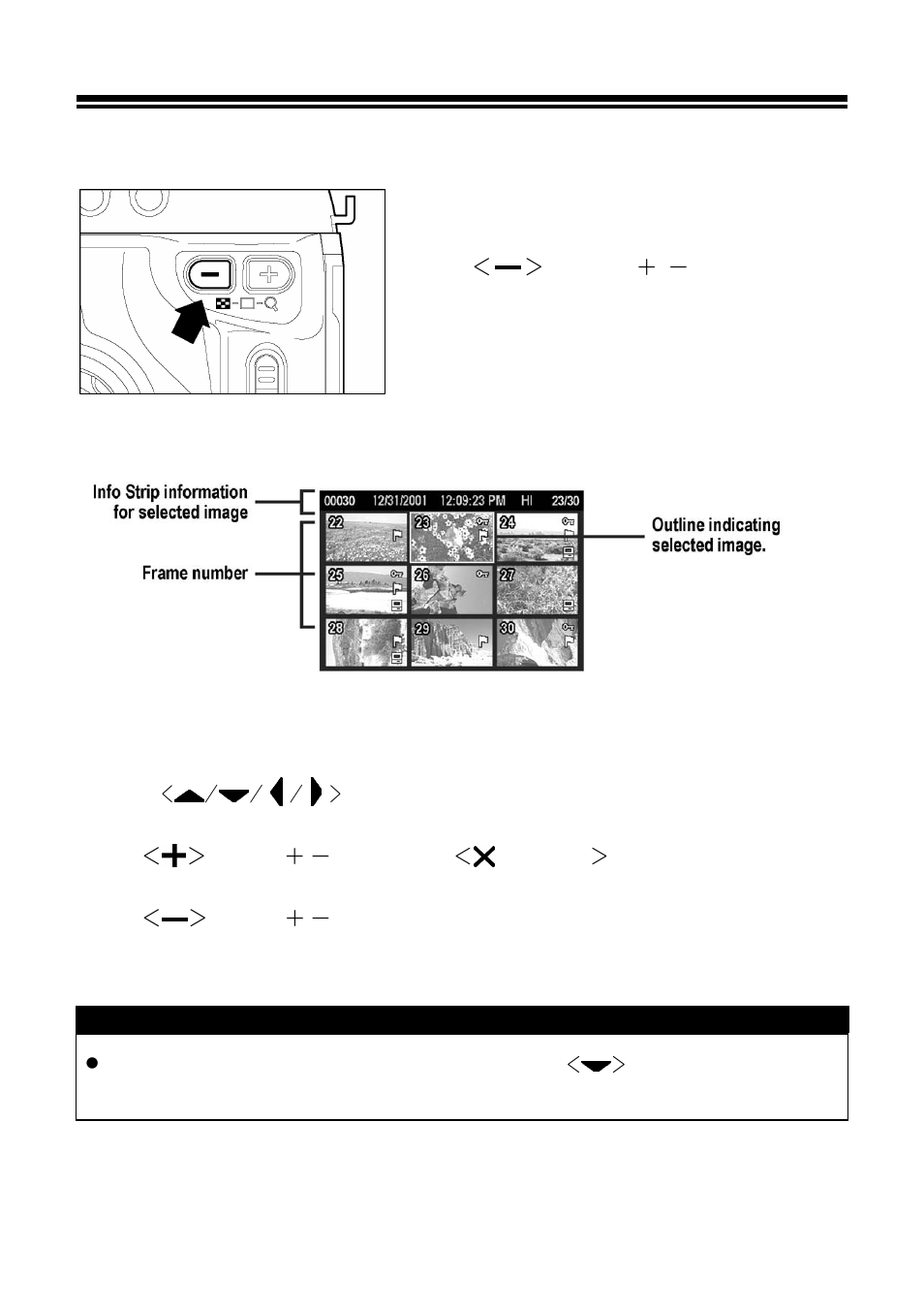 Viewing nine images at a time (contact sheet view), To go to contact sheet view, While in contact sheet view | Viewing nine images at a time | SIGMA SD10 User Manual | Page 70 / 116