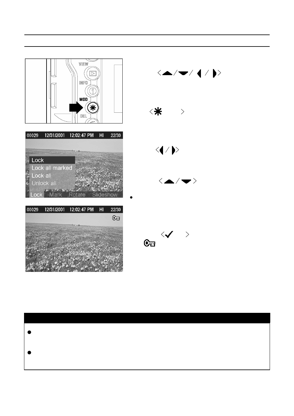 To lock a single image | SIGMA SD10 User Manual | Page 83 / 116