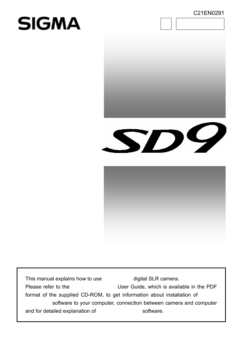SIGMA C21EN0291 User Manual | 116 pages