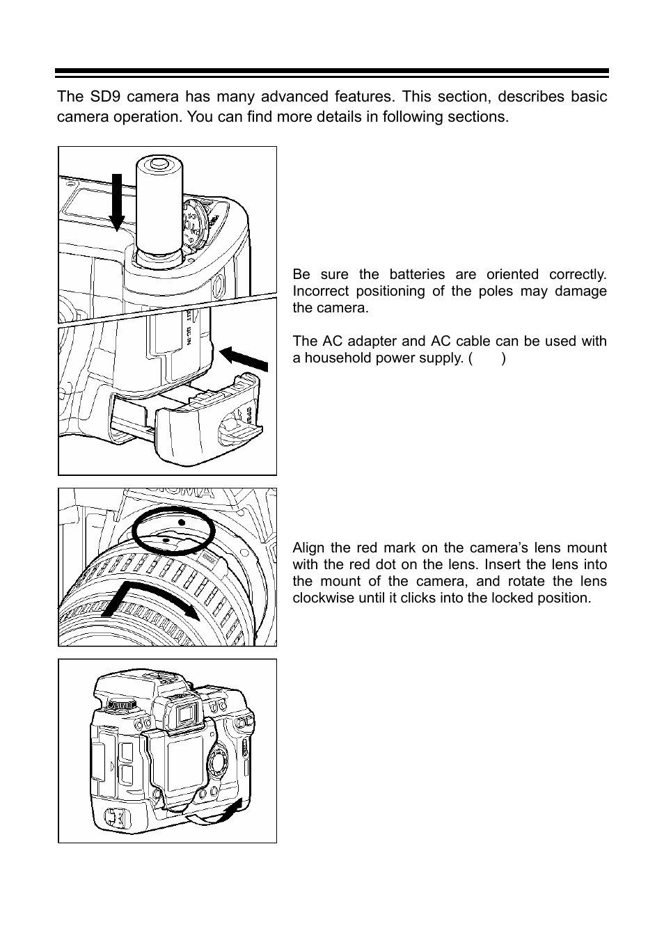 Basic operation and quick reference | SIGMA C21EN0291 User Manual | Page 16 / 116