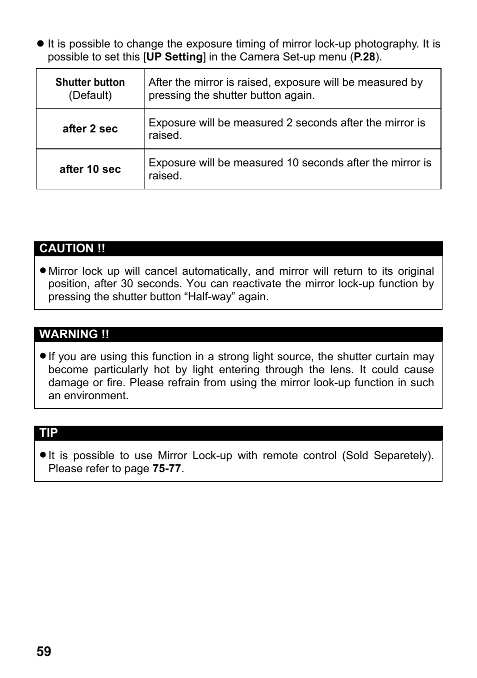 SIGMA SD15 User Manual | Page 60 / 124