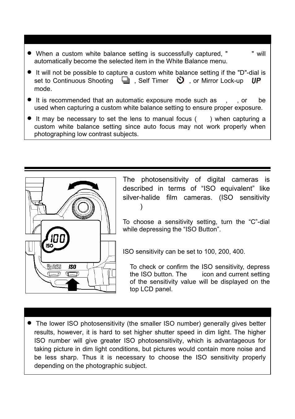 Setting the sensitivity iso equivalency | SIGMA SD9 User Manual | Page 53 / 116