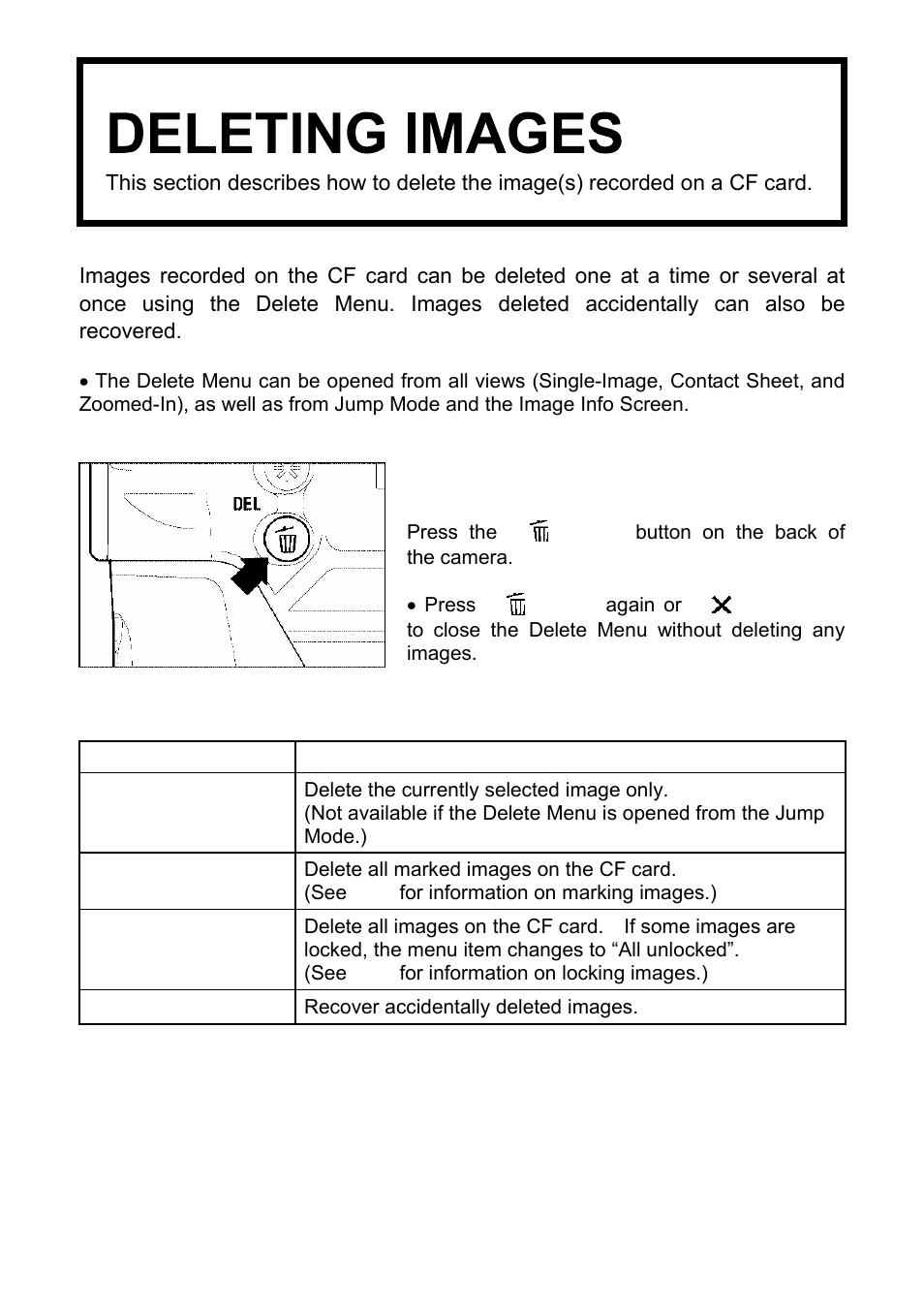 Deleting images | SIGMA SD9 User Manual | Page 78 / 116