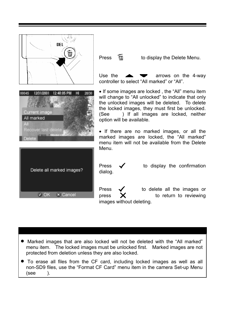 Deleting multiple images | SIGMA SD9 User Manual | Page 80 / 116