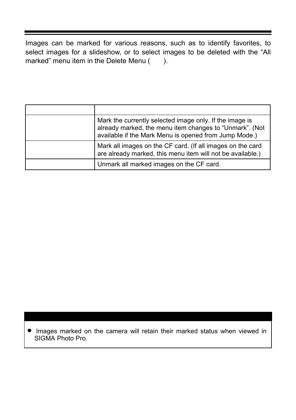 Marking images | SIGMA SD9 User Manual | Page 86 / 116