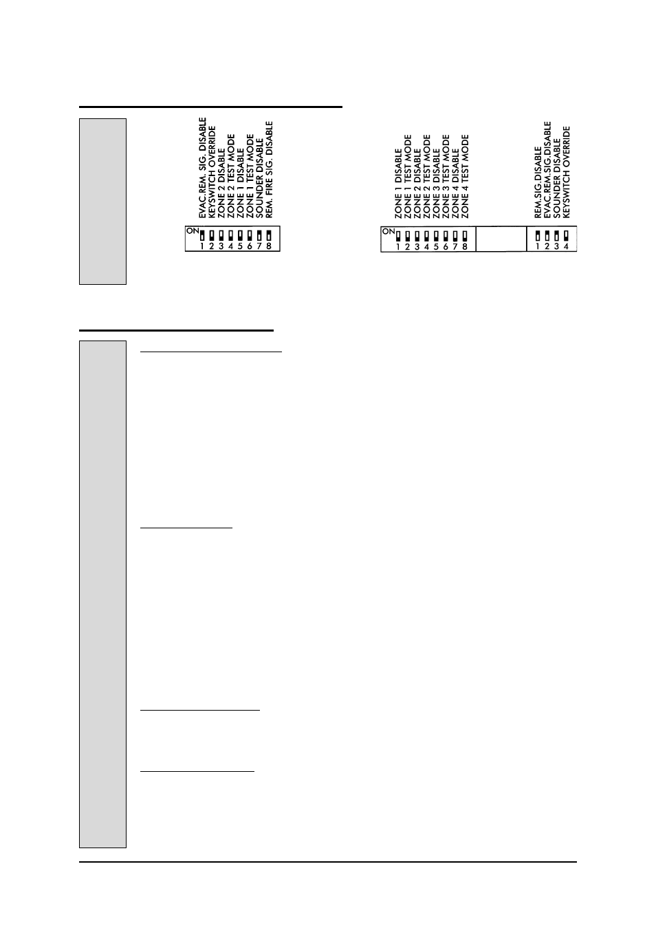 Internal controls, Terminal functions | SIGMA K1000 User Manual | Page 7 / 11