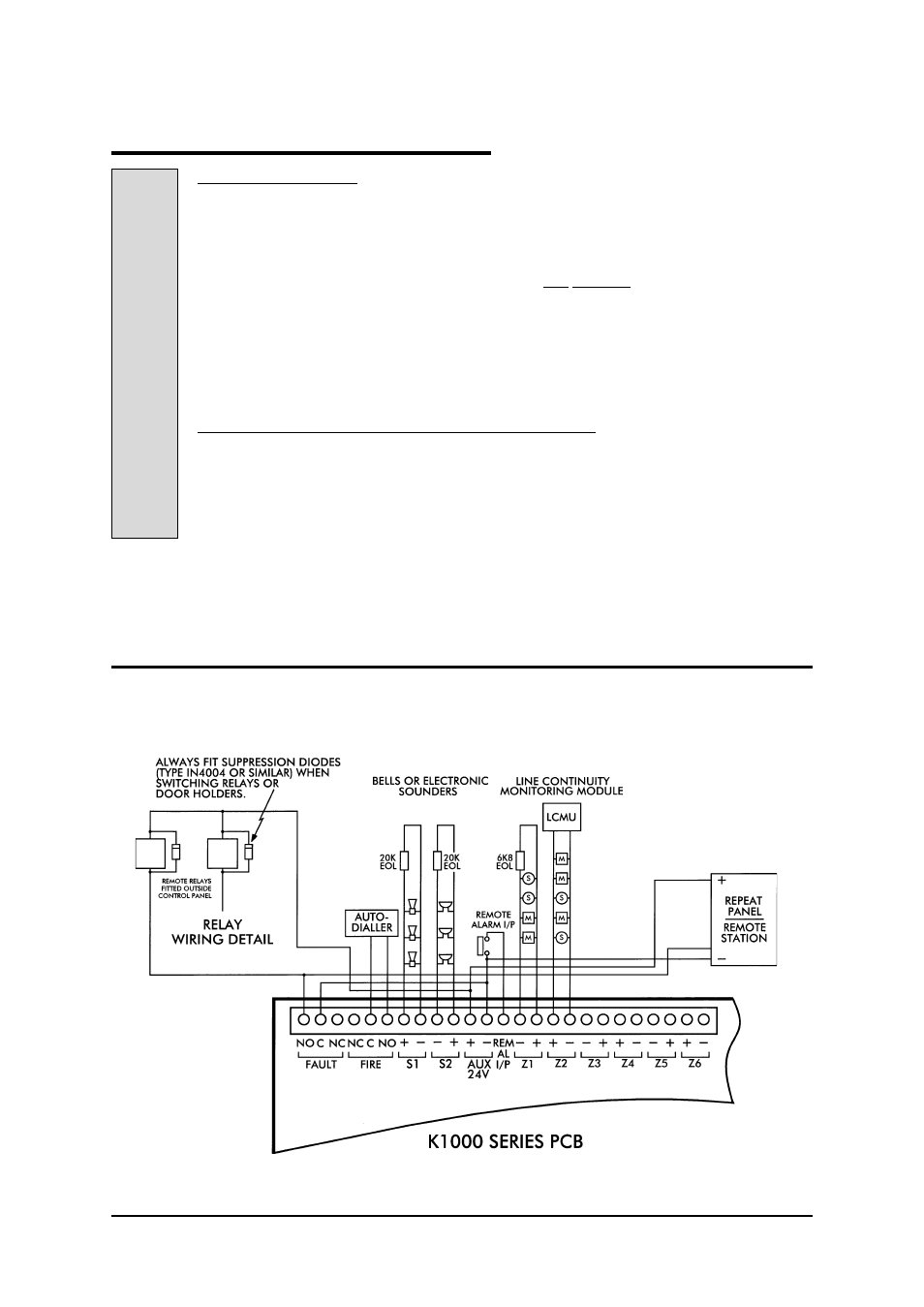 Annexe 1, Terminal functions | SIGMA K1000 User Manual | Page 8 / 11