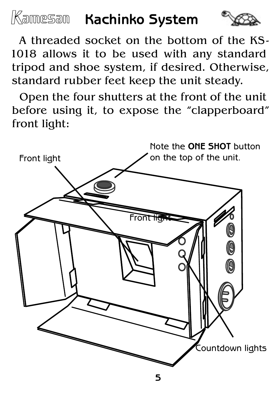 Kachinko system | SIGMA KS-1018 User Manual | Page 5 / 8