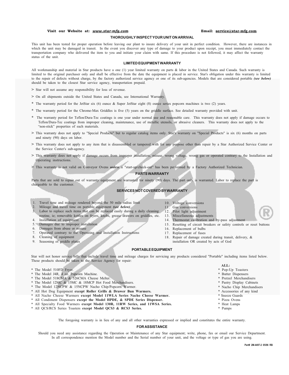 Star Manufacturing PRO-MAX GR14 User Manual | Page 10 / 20