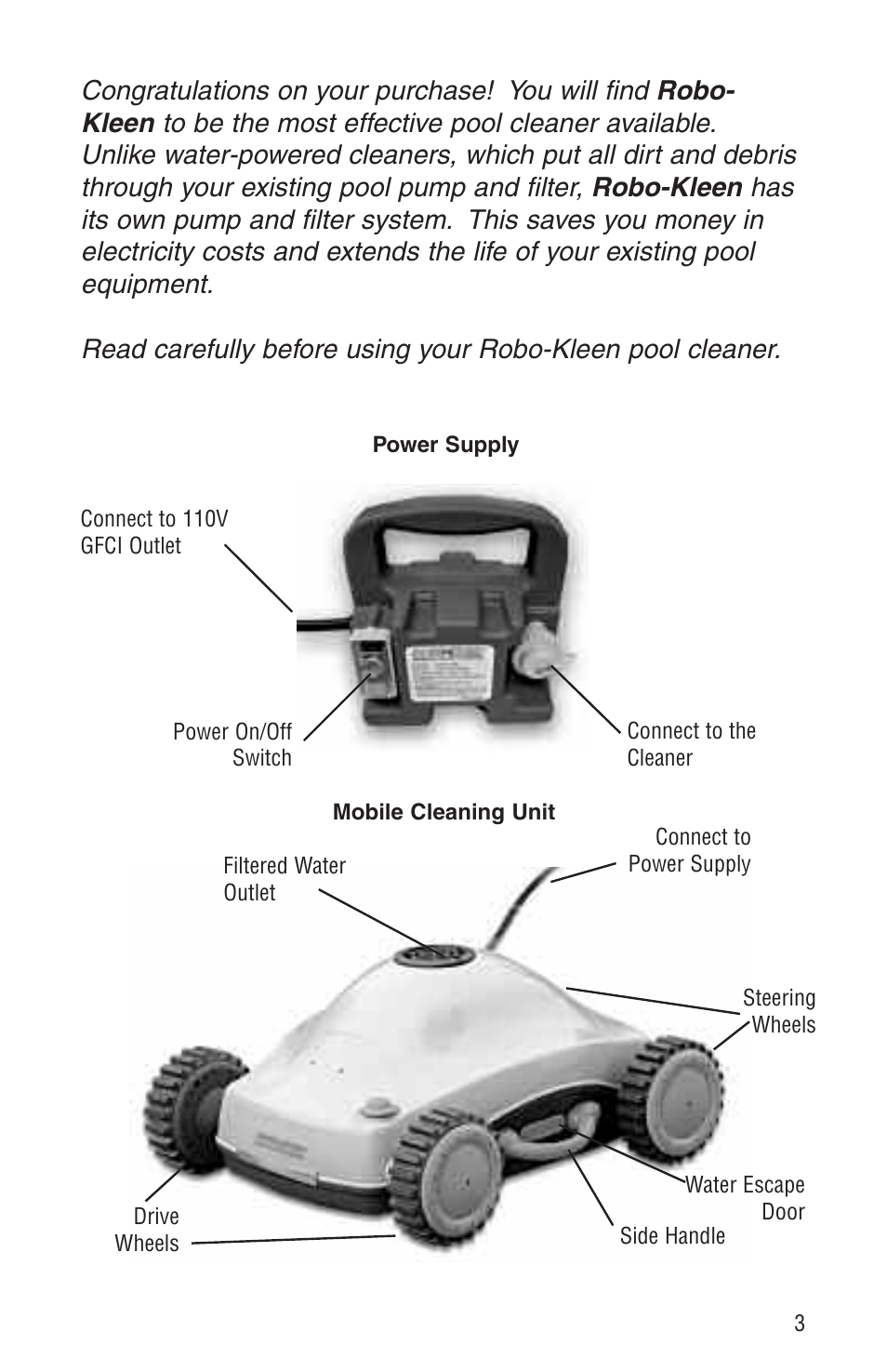 SmartPool Inc Robo-Kleen User Manual | Page 3 / 8