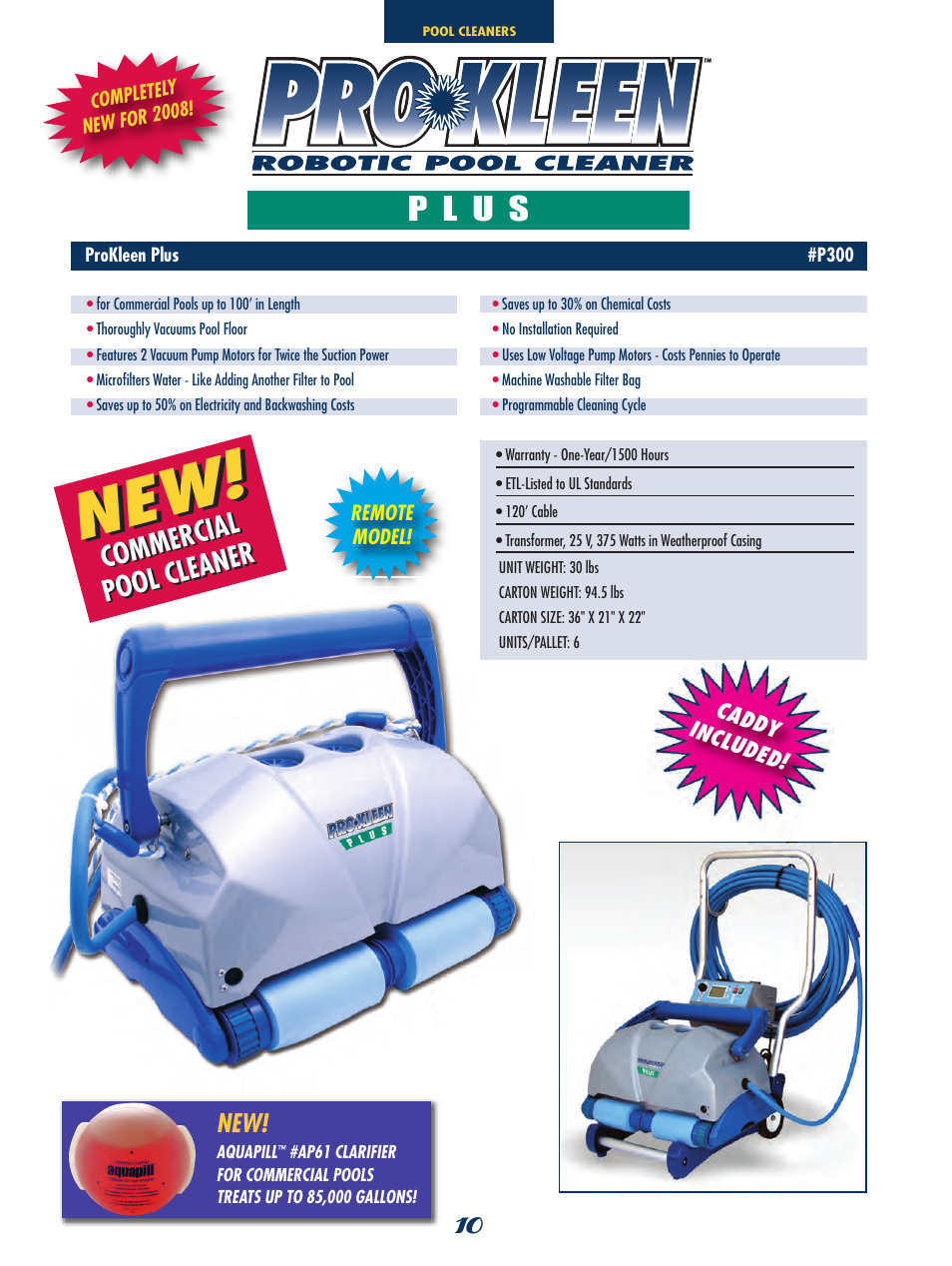 New ! new, P l u s | SmartPool Inc Nitro Robotic Pool Cleaner NC31 User Manual | Page 10 / 52