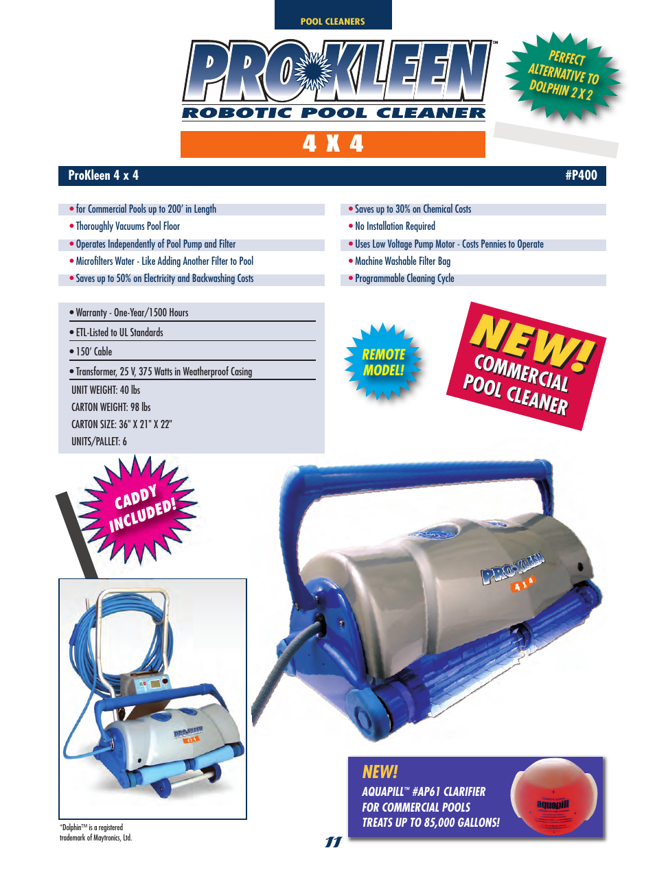 4 x 4 | SmartPool Inc Nitro Robotic Pool Cleaner NC31 User Manual | Page 11 / 52