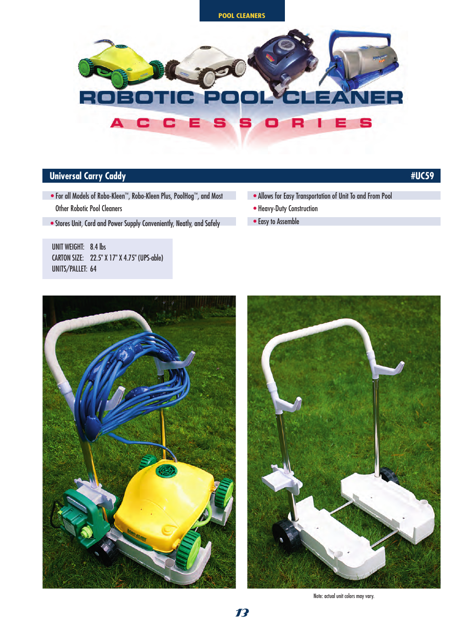 SmartPool Inc Nitro Robotic Pool Cleaner NC31 User Manual | Page 13 / 52