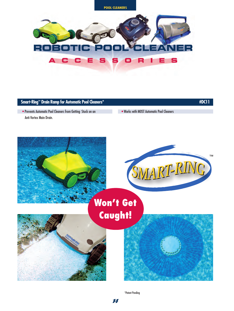 Won’t get caught | SmartPool Inc Nitro Robotic Pool Cleaner NC31 User Manual | Page 14 / 52