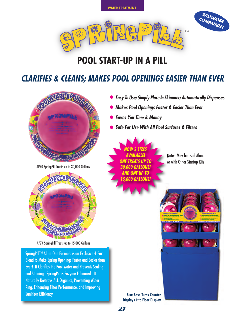 Pool start-up in a pill | SmartPool Inc Nitro Robotic Pool Cleaner NC31 User Manual | Page 21 / 52