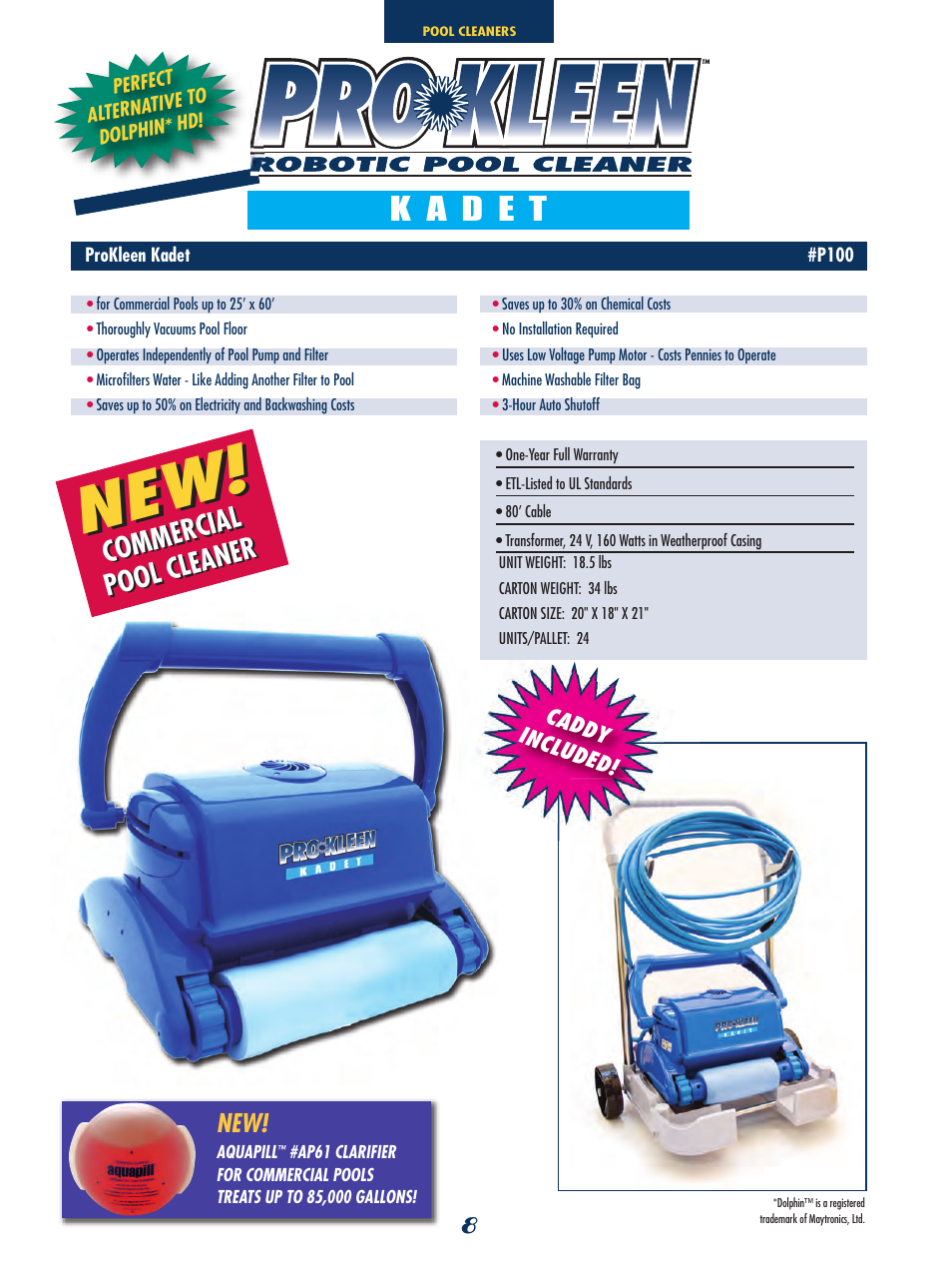 New ! new | SmartPool Inc Nitro Robotic Pool Cleaner NC31 User Manual | Page 8 / 52