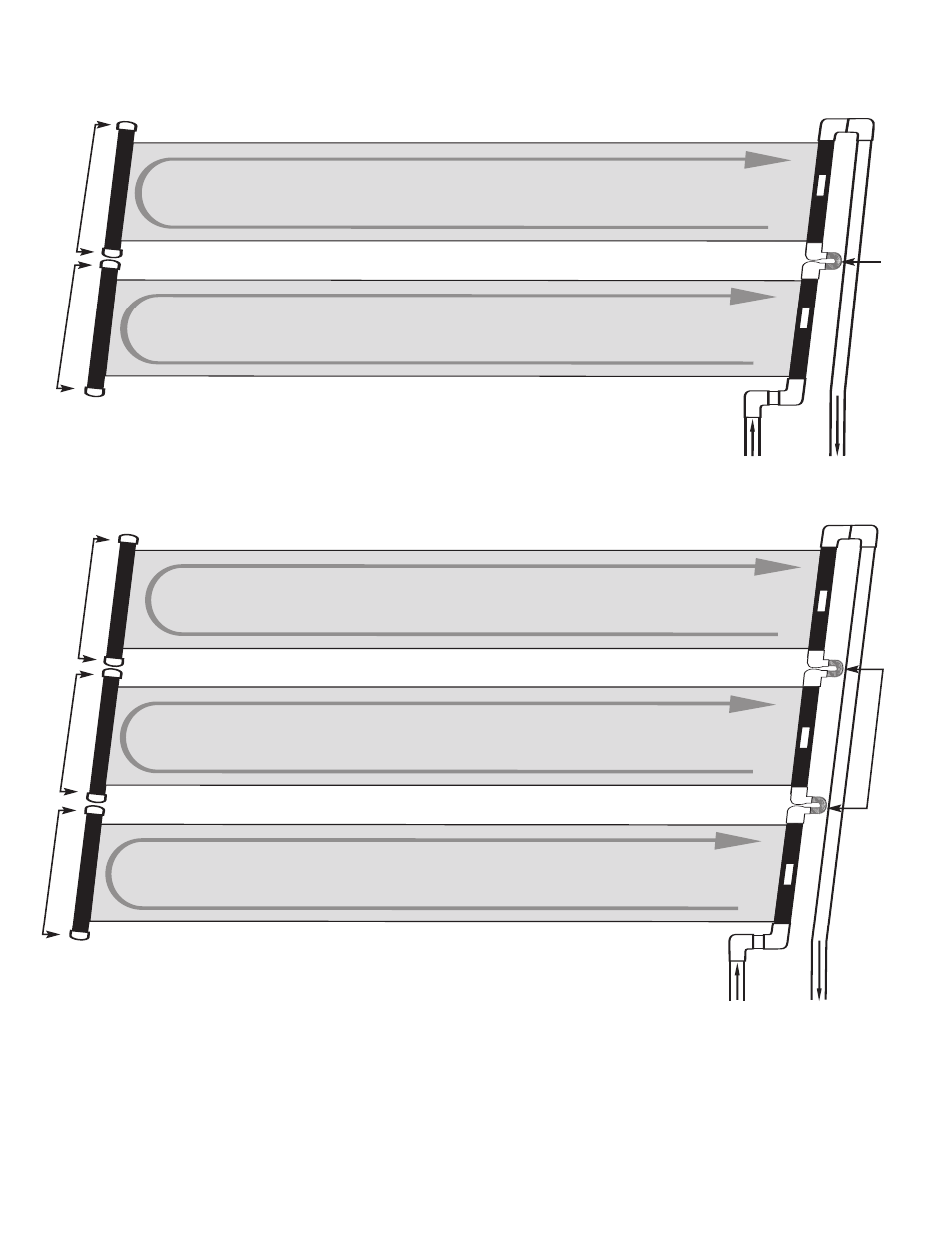 Connections for two collectors, Connections for three collectors | SmartPool Inc S220 User Manual | Page 5 / 8