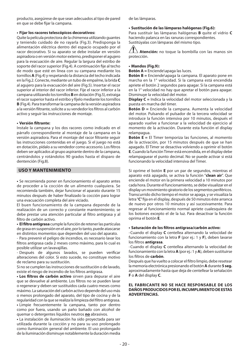 Samsung HDC6D90TG User Manual | Page 20 / 84